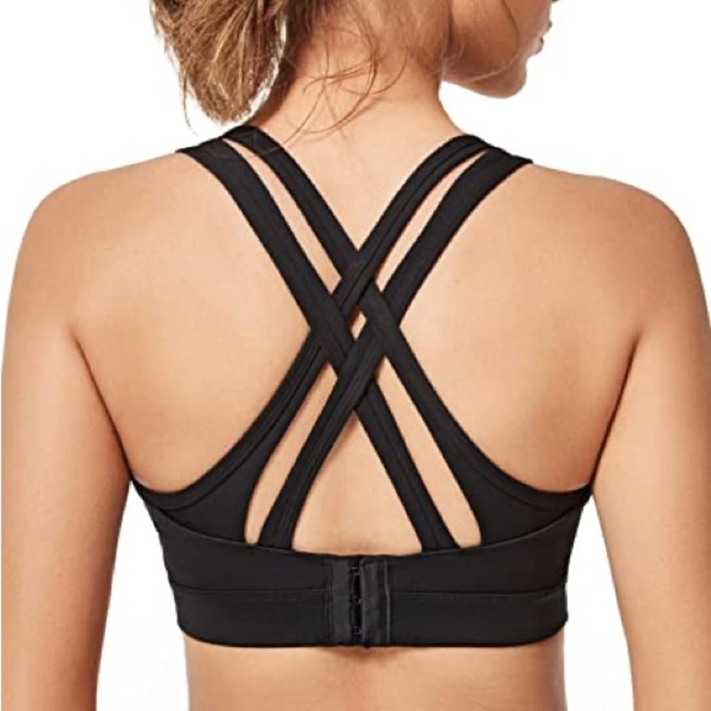 Yvette High Impact Sports Bra with Criss Cross Back